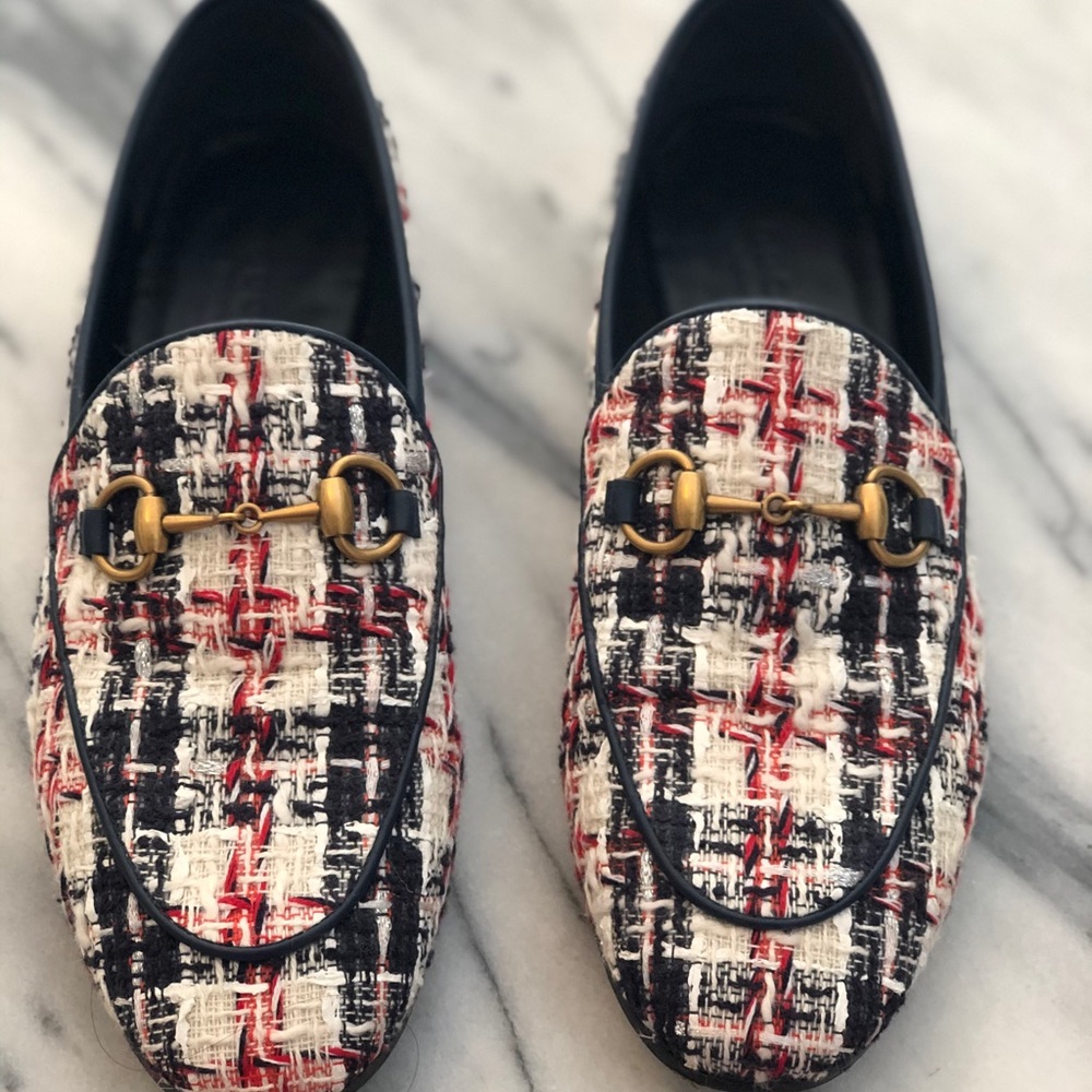 Limited edition Gucci tweed loafer - worn twice